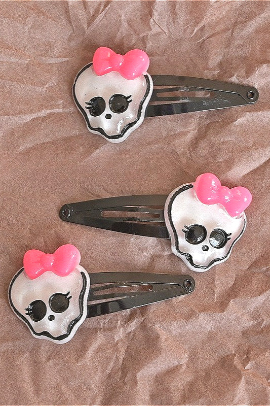Cute Skull Punk Hair Accs