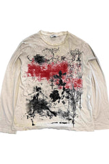 Casual Vintage Graphic Long Sleeve T-shirt