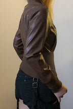 Stand Collar Fitted Zip Jackets