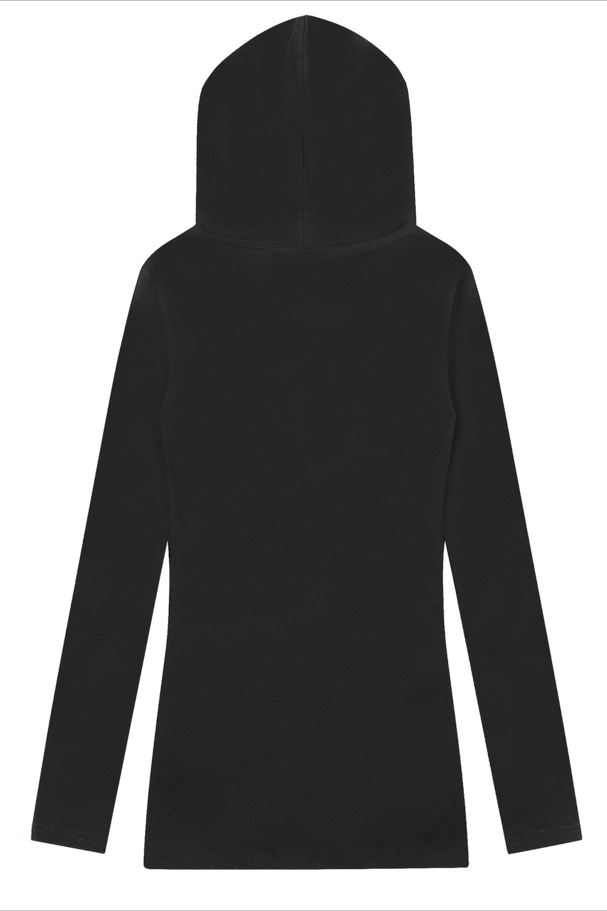 Cross Letter Graphic Longline Hoodies