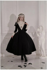 Gothic Nun Lolita Dress Costume