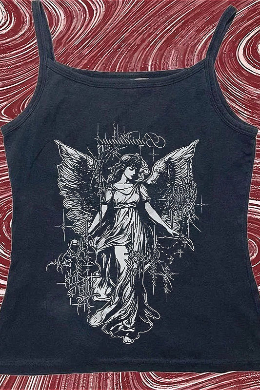 Y2K Emo Girl Gothic Camis