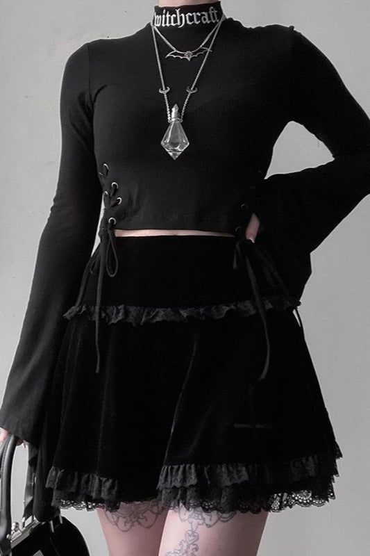 Sexy Halloween Lace Trim Skirt Secondary image