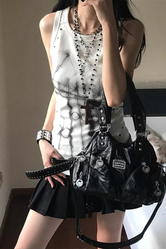 Y2K Punk Slim Fit Tank Top Main image