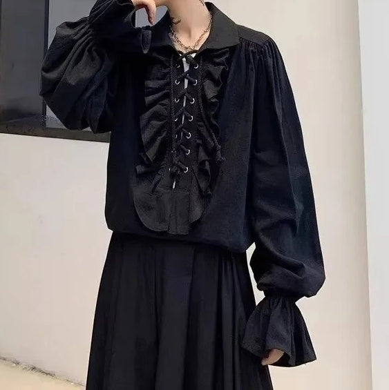 Victorian Frill Trim Blouse Main image