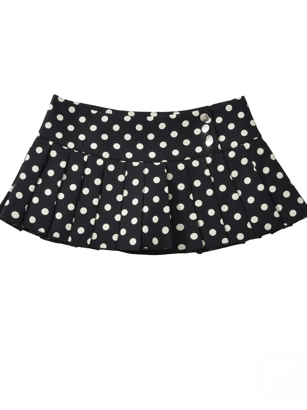 Retro Polka Dot High-Waist Skirt Main image