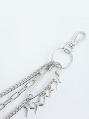 Street Four Pointed Star Waist Chain