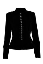 Stand Collar Decorative Button Coats