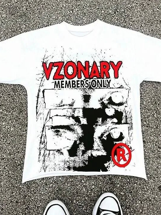 Gothic Graphic Oversized Streetwear T-shirt Secondary image