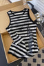 Striped Graphic Tank Top