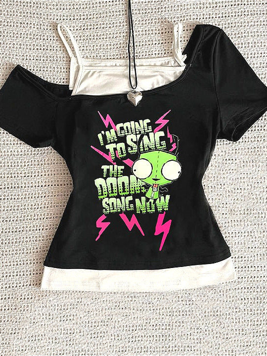 Subculture Color Contrast EDM Street T-shirt Main image