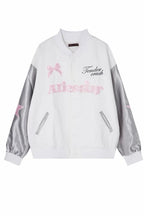 Star Bow Graphic Varsity Jackets