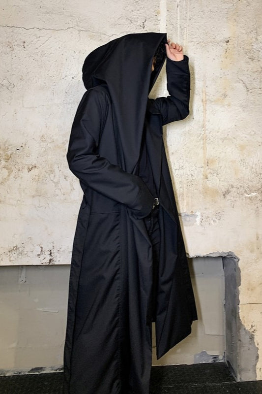 Men's Wizard Hood Over-Knee Cape Coat