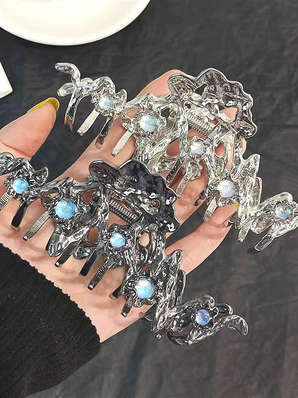 Cyber Y3K Metal Claw Hair Accs