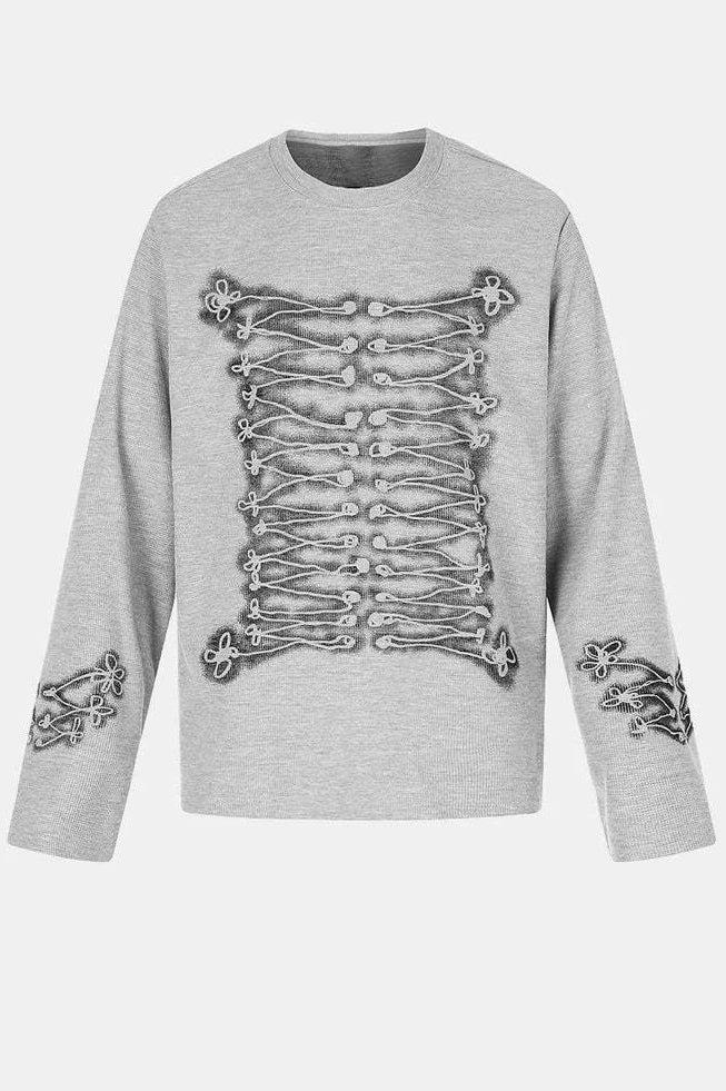Rib Cage Graphic Crew Neck Sweatshirt