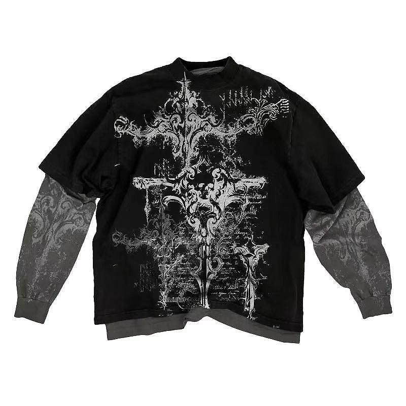 Streetwear Skull Graphic T-Shirt