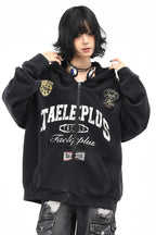 GothicPunkPrinted Pullover Hoodie