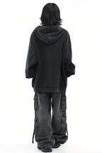 GothicPunkPrinted Pullover Hoodie