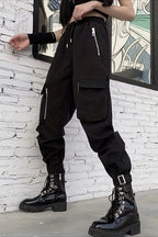 Zipper Pocket Cargo Pants